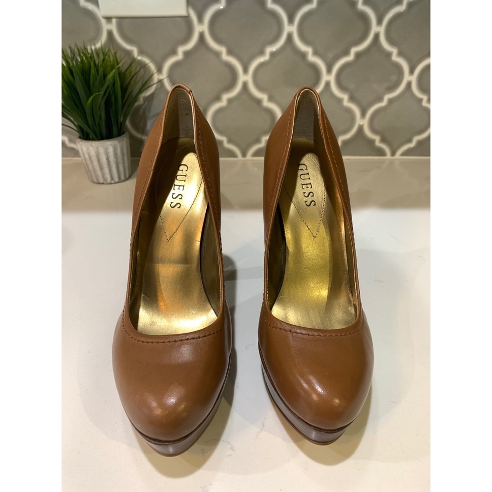 Guess Brown Platform High Heel